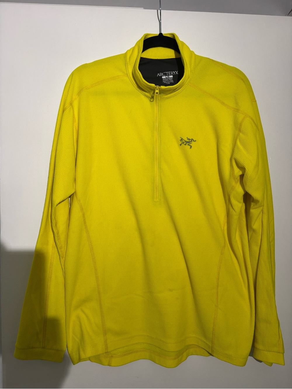 Arc'teryx Bright Yellow Half-Zip Pullover